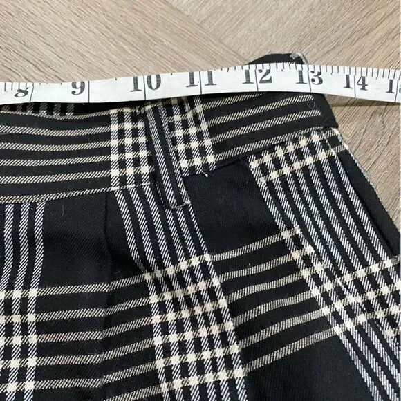 Forever 21 High Waisted Plaid Trouser Pant Size S - Picture 4 of 5